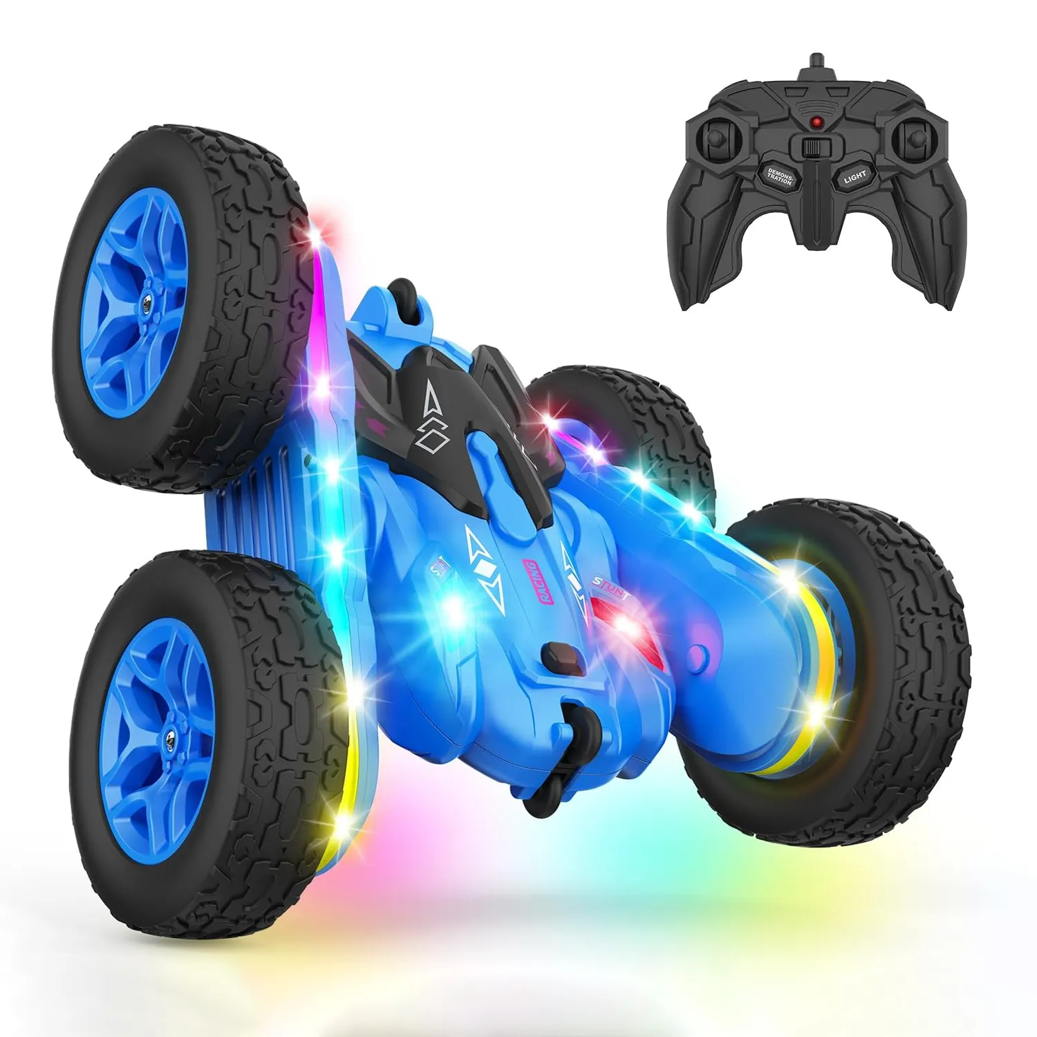 Nuove auto telecomandate 4WD acrobazie Rc 360 auto acrobatiche a doppio lato Rc rotoot Carros De Control Remoto