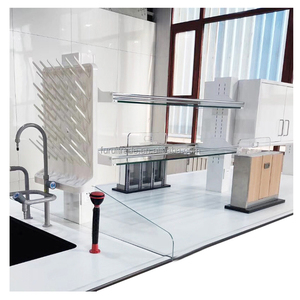 Nội Thất Phòng Thí Nghiệm Y Tế Bàn Đảo Sinh Học Điện Tử Ghế Làm Việc Với Bồn Rửa - Product Image 2