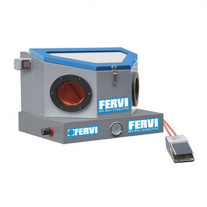 Machine de sablage à banc Fervi Mini, débit d'air de 120 L/min, usage industriel - Product Image 2