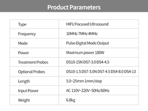 Máquina de Belleza de Alta Intensidad para Lifting Facial, Antiarrugas y Reducción de Grasa, No Invasiva y Segura, con Entrega Rápida - Product Image 6
