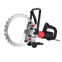 Machine à découper les murs en béton War Spin à moteur sans balais haute fréquence, anneau de puissance élevé, 6000W, lame de 410mm, 220V/110V