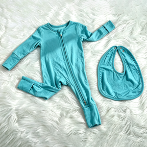 Abbigliamento Invernale per Neonati, <span class=keywords><strong>Vestiti</strong></span> in Cotone Tinta Unita a Maniche Lunghe, Tutina a Costine per Bambine, Pagliaccetto per Neonati - Product Image 2