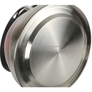 Camille 3.0 Qt. Stainless Steel Whistle Kettle in Cranberry Color - Product Image 4