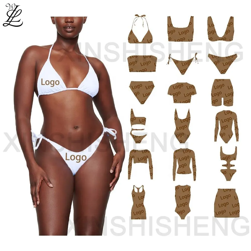 2024 Custom Logo Private Label Oem Custom Badmode Bikini Fabrikant Hoge Kwaliteit Eendelig Badpakken Voor Vrouwen