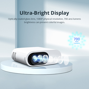 Hotack Mới Nhất L005 7000 Lumens Thông Minh Wifi Beamer Đầy Đủ HD 1080P Rạp Hát Tại Nhà Video Proyector Máy Chiếu Di Động 4K - Product Image 2