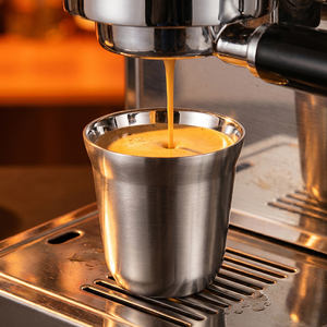 HIGHWIN <strong>Personalised</strong> Reusable Espresso Coffee <strong>Cups</strong> With Handle Sleeves, Custom Printed Logo <strong>Travel</strong> Mugs - Product Image 5