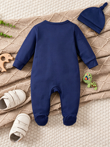 Pijama Enterizo de Manga Larga para Bebé con Estampado de Koala, Body para Recién Nacido y Conjunto de Gorro para Bebés Niñas - Product Image 2
