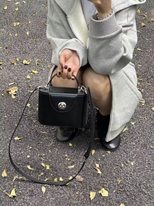 Sac fourre-tout rétro de haute qualité pour femme 2026, en cuir véritable, sac à main de soirée, petite pochette carrée avec fermoir pour sacs de fête - Product Image 5