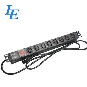 PDU de 19 Pulgadas con 8 Tomas IEC C13 y Interruptor, Aleación de Aluminio, 220V 10A, Equipo de Distribución de Energía para Armarios de Red - Product Image 3