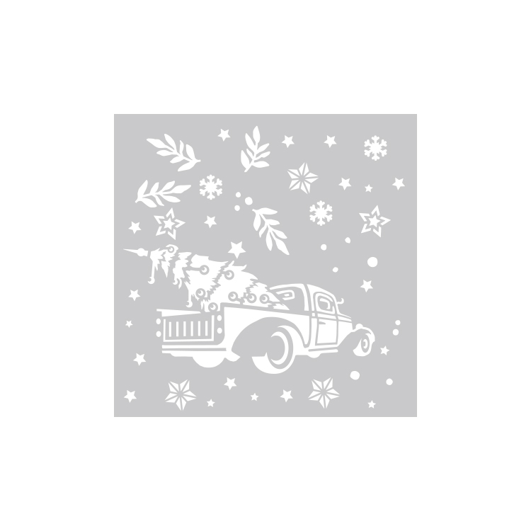 Трафарет "сделай сам" узоров Модный чехол Рождественский дизайн пластиковые наборы трафаретов для рисования