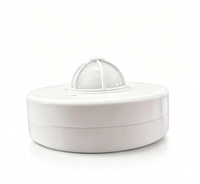 Détecteur de présence PIR de plafond à 360 degrés, portée 6m, charge 1200W, 220VAC, contrôle de la lumière ambiante pour bureau et entrepôt, économie d'énergie