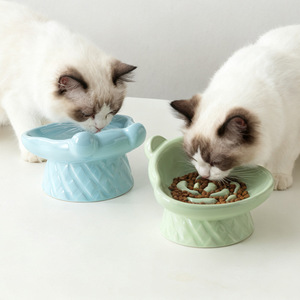 Ciotola Rialzata per Cani e Gatti, Design Floreale, Anti-Black Chin, Protezione Cervicale, per Alimentazione Lenta, per Animali Domestici <span class=keywords><strong>di</strong></span> Piccola Taglia - Product Image 4