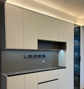 Gabinete decorativo de madera maciza minimalista moderno, muebles de sala de estar para comedor, dormitorio, cocina - Product Image 3