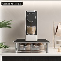 Vente en gros de boîtes à capsules de café Nespresso, 40 compartiments, acier au carbone, antidérapant, porte-capsules de café