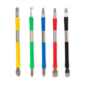 Stainless Steel Pry Tool Set 5 Piece Double-Ended Mobile Phone Repair Disassembly Scraper Adhesive Remover - Product Image 1