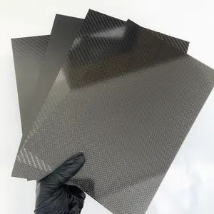 High Composite Real Sheet Sheet Carbon Fiber Reinforced Plastic 400*500*8mm * Woven Lightweight Carbon Fiber Plate Shoes T300