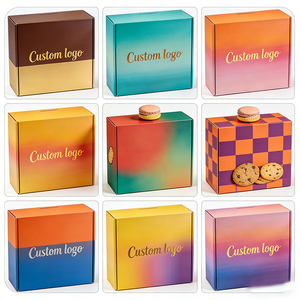 Boîte d'emballage de livraison, grande capacité, refermable, emballage robuste, 8x16x3, conception personnalisée, logo, boîte à biscuits émiettés - Product Image 6