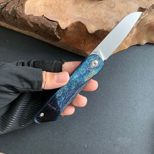 Thép không gỉ gấp dao xách tay lockless Túi cắm trại dao ngoài trời độ cứng cao EDC dao nhỏ cấp công nghiệp - Product Image 6