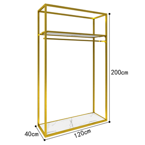 Custom in acciaio inox espositore <span class=keywords><strong>abbigliamento</strong></span> stand Showroom vestiti espositore <span class=keywords><strong>negozio</strong></span> di <span class=keywords><strong>abbigliamento</strong></span> oro cremagliera <span class=keywords><strong>abbigliamento</strong></span> per <span class=keywords><strong>negozio</strong></span> di <span class=keywords><strong>abbigliamento</strong></span> - Product Image 6