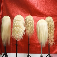 Perruques Lace Front Mixtes en Cheveux Humains Brésiliens Remy 100% Naturels, Lisses Comme des Baguettes, Sans Colle, de 10 à 28 Pouces, pour Femmes Noires - Vente en Gros Chine