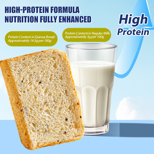 Cereali per Colazione Sani ad Alto Contenuto Proteico, Toast di Quinoa e Grano Intero, Senza Zucchero, Confezione da 1000g all'Ingrosso - Product Image 2