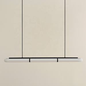 Lampadario in acrilico per ristorante nordico moderno unico design creativo caffè decorazioni lunghe lineari in acrilico - Product Image 4