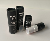 Boîte d'emballage en carton cylindrique pour baume à lèvres recyclable de haute qualité, contenant rond pour rouge à lèvres, tube en papier pour baume à lèvres à rotation