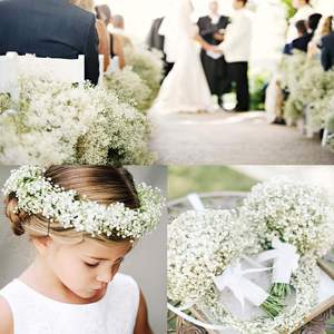 Flores Artificiales de Baby's Breath Baratas para Decoración del Hogar, Bodas y Fiestas, Flores de Baby's Breath de Tacto Real - Product Image 3
