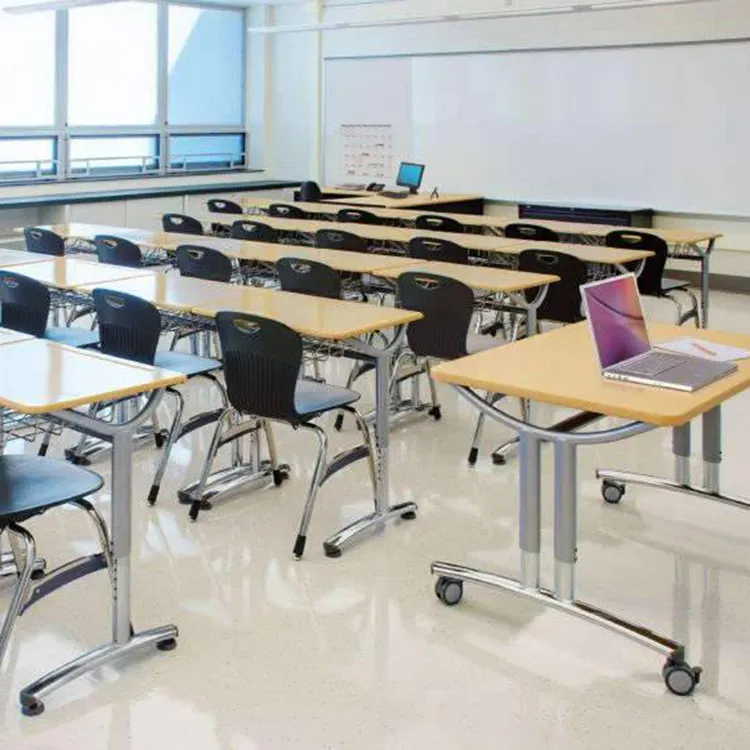 High Quality Suppliers School Furniture And Equipment  Excellent Style Hardture School Classroom Desk Chair/