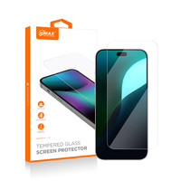 Protection d'écran HD transparente 9H anti-rayures, film en verre trempé 2.5D incassable bord à bord pour iPhone 18 17 16 15 14 Pro Max