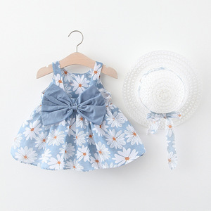 Vestito Estivo per Neonati in Cotone con Stampa Floreale, Abito di Alta Qualità per Bambini, Prodotto di Tendenza - Product Image 1
