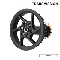 Kit de conversion de poulie de courroie pour l'ensemble moyeu central de moto électrique SURRON X/S, compatible Coiled Dragon & Gentle Bee (Chine)