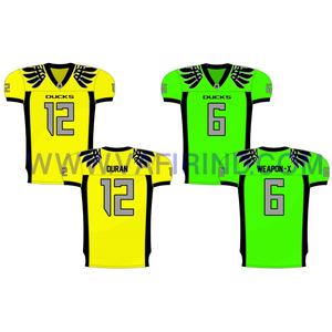 Último Modelo de Camiseta de Fútbol Americano para Adultos de Alta Calidad, Manga Larga, Sublimación Personalizada, Tallas Grandes, Secado Rápido, Uniformes Transpirables - Product Image 6