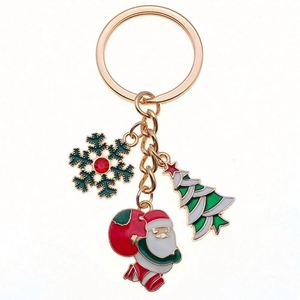 Porte-clés personnalisé de Noël, nouveau, mignon, cadeau Père Noël, accessoire pendentif - Product Image 3