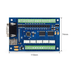 Tarjeta Controladora de Movimiento CNC <span class=keywords><strong>MACH3</strong></span> USB de <span class=keywords><strong>5</strong></span> Ejes y 100KHz, Placa de Interfaz para Grabado CNC de 12-24V - Product Image 2