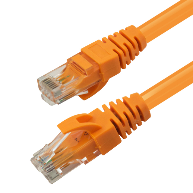 28AWG 10Gbps Cat6a UTP FTP Ethernet Patch Cord for Data Centers PVC Jacketed Cat6 Copper Cat5e Patch Cable