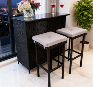 Hand-woven <strong>Garden</strong> <strong>Furniture</strong> Set, Outdoor Bar, <strong>Storage</strong>, Outdoor Rattan <strong>Furniture</strong> - Product Image 1