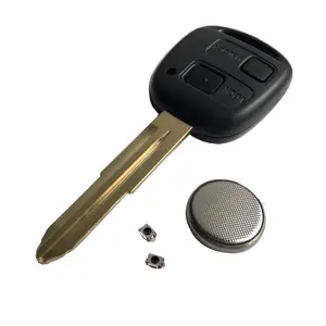 Toyota 2-key araba anahtarı kabuk Toyota Yaris uzaktan kumanda kabuk Toyota uzaktan kumandalı anahtar için uygun