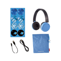 Headphone Bluetooth Nirkabel Anak-Anak, Promo! Headset Stereo Over Ear Lucu Model DJ Untuk Perjalanan, Belajar, dan Bermain Game