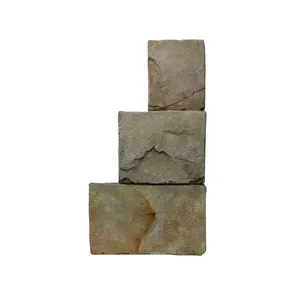 빌라 베란다 기둥 예술 인공 돌 도매 저렴한 인공 문화석 코팅 장식 재료