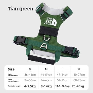 Arnés para Perros Medianos y Grandes, Anti-Impactos, Impermeable, con Doble Hebilla, Arnés de Pecho para Border <span class=keywords><strong>Collie</strong></span>, Corgi, Schnauzer, para Actividades al Aire Libre - Product Image 6