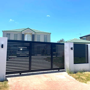 Revestimiento de valla de jardín, valla de cobertizo para patio trasero, valla de seguridad <span class=keywords><strong>con</strong></span> revestimiento en polvo de aluminio y Metal, tamaño personalizado - Product Image 3