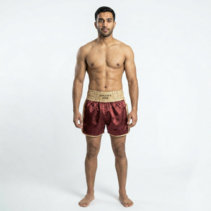 Hot Sale Polyester Made Men Muay Thai Shorts Loose Fit Muay Thai Shorts for Men Sports Wear Muay Thai Shorts - Product Image 1