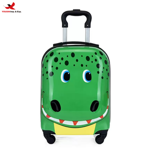Children's ABS Scooter Travel Suitcase Cartoon Cute Luggage Set Spinner Trolley <b>with</b> <b>Lock</b> and Drawbar RTS Bulk Mixed Order - Product Image 1