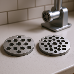 Placa para picadora de carne de 18 orificios de acero inoxidable para herramientas de picar carne - Product Image 3