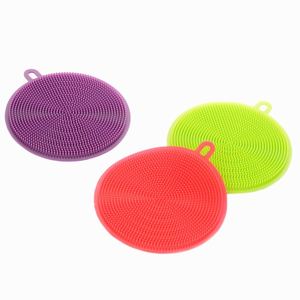 Brosse de nettoyage multifonction en silicone pour vaisselle, tampon à récurer en silicone, éponge à vaisselle en silicone, outil de nettoyage pour casseroles de cuisine - Product Image 5