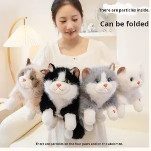 シミュレーションロングぬいぐるみ猫のおもちゃかわいい睡眠仲間ぬいぐるみ子供のギフト男の子と女の子31-50センチ - Product Image 2