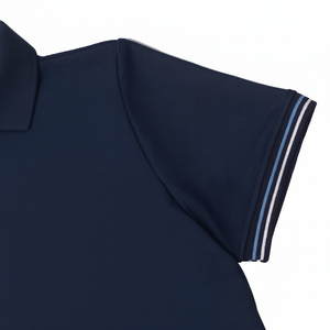 Camisa Polo de Moda con Diseño de Manga Corta y Mezcla de Algodón Transpirable, Perfecta para el Trabajo, Viajes o Ocasiones Casuales Elegantes - Product Image 1