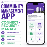 Desarrollo de Aplicaciones de Gestión de Propiedades Comunitarias Confiables para IOS y Android con Pago de Tarifas por Solicitud de Mantenimiento LionCreate