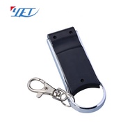 YET071 Télécommande universelle sans fil à code tournant RF pour porte de maison intelligente, étanche, en plastique et métal, 4 boutons, portée 100m